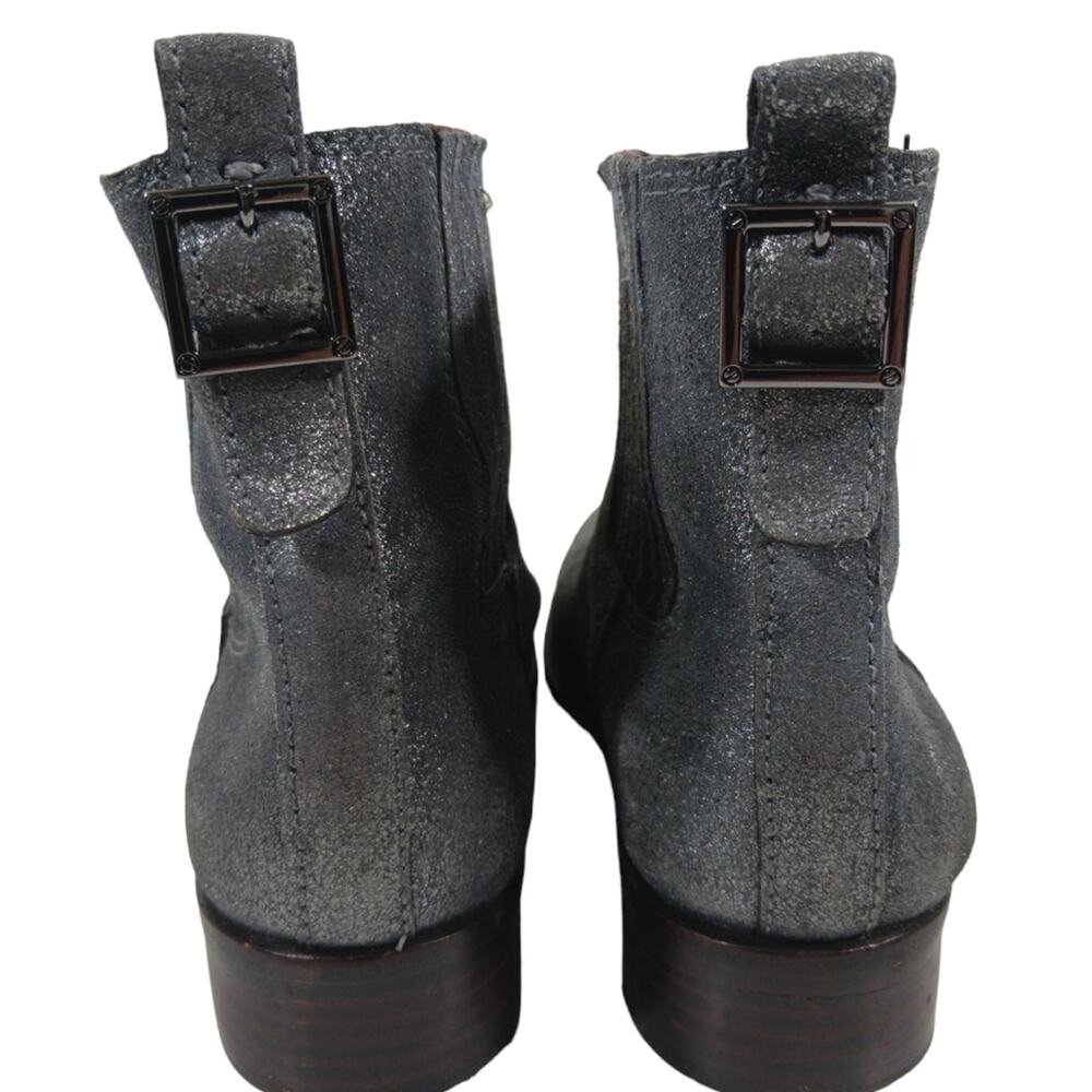Tory Burch Metalic Silver/Gray Boots GUC $365 Size 6.5M   FS2160 - Picture 8 of 9